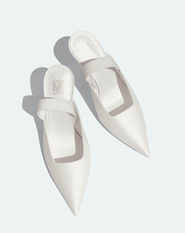 Maniac Slingback Bright Ivory Bridal PRE-ORDER